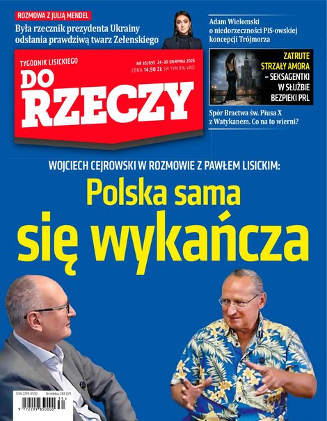 okłada najnowszego numeru Do Rzeczy