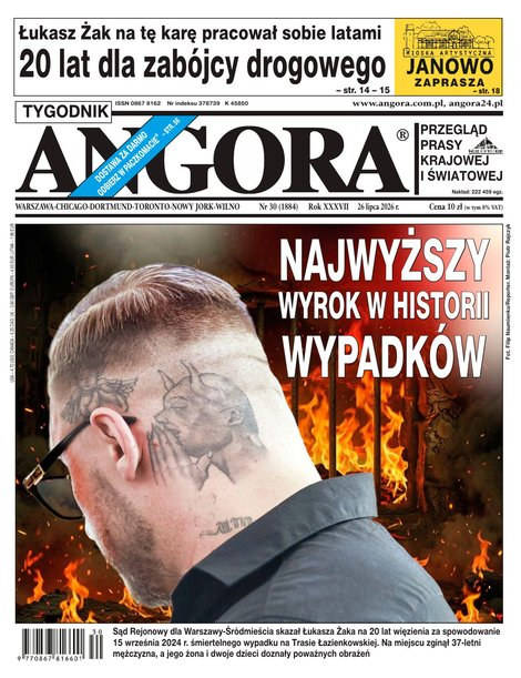 okłada najnowszego numeru Angora
