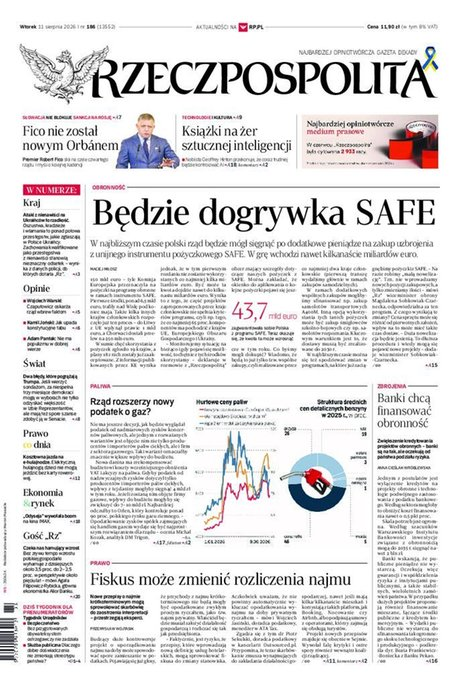 okłada najnowszego numeru Rzeczpospolita