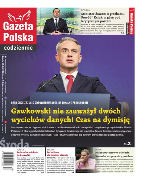 okłada najnowszego numeru Gazeta Polska Codziennie