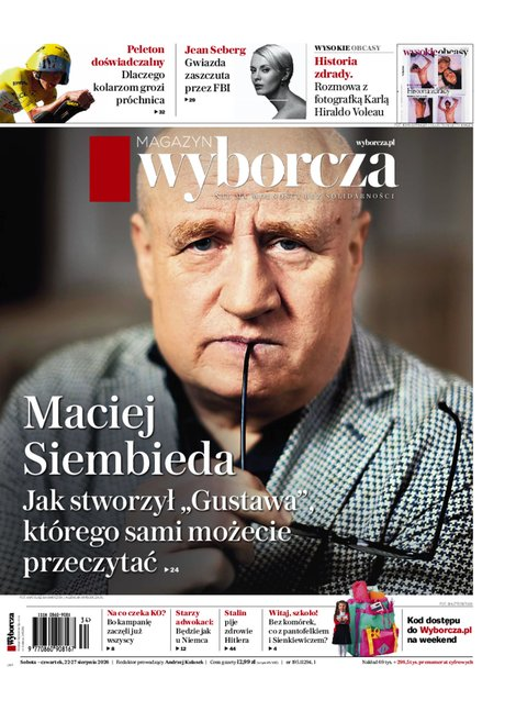 okłada najnowszego numeru Gazeta Wyborcza-Warszawa