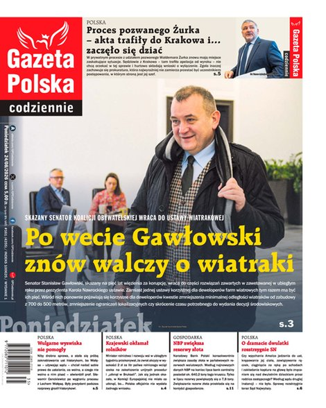 okłada najnowszego numeru Gazeta Polska Codziennie