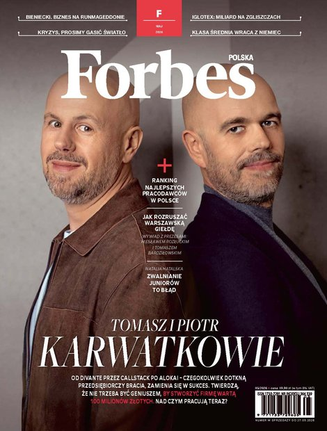 okłada najnowszego numeru Forbes