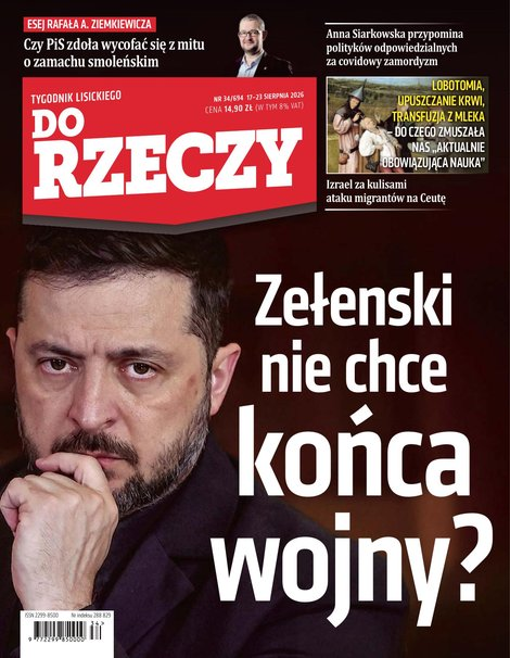 okłada najnowszego numeru Do Rzeczy