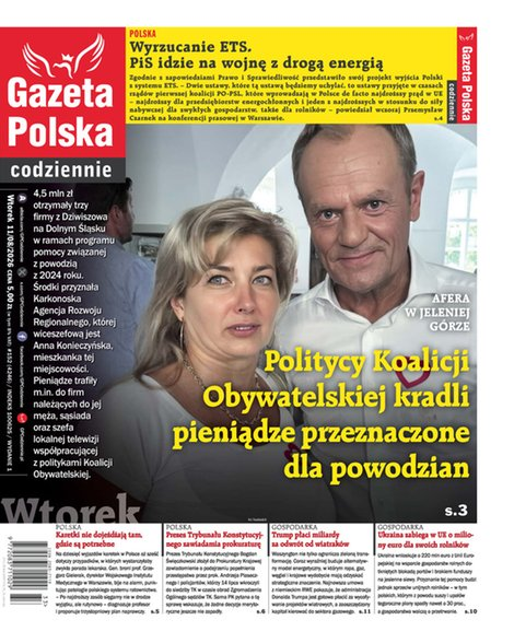 okłada najnowszego numeru Gazeta Polska Codziennie