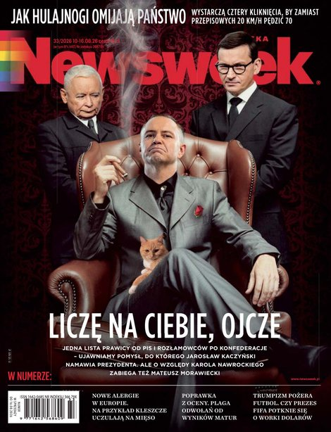 widok pierwszej strony Newsweek Polska
