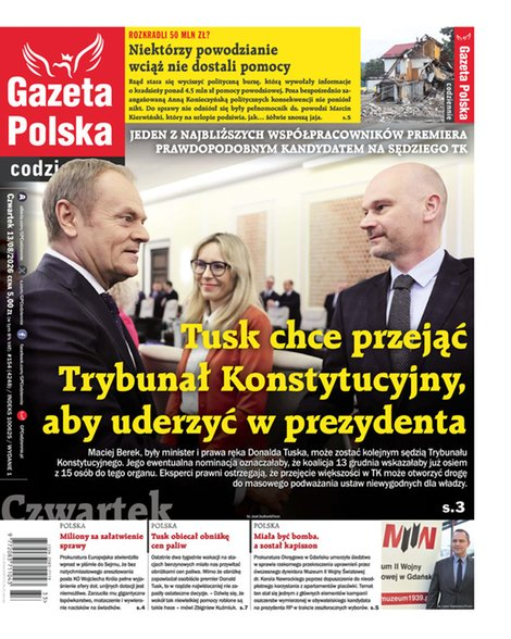 okłada najnowszego numeru Gazeta Polska Codziennie